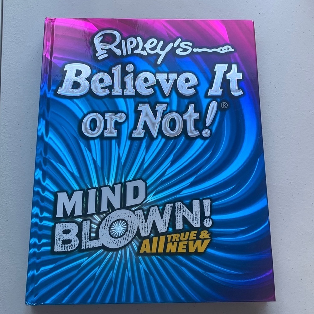 Ripley’s Believe It Or Not Mind Blown Hardcover Book